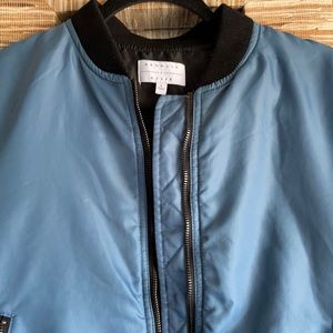 Kendall and Kylie cobalt blue bomber jacket